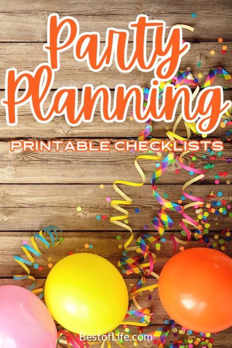 Outdoor Party Checklist, Party Planning Checklist Organizing, Party Planning Checklist Printable, Party Planner Checklist, Party Planning Timeline, Birthday Party Planning Checklist, Party Planning Food, Party Planning 101, Becoming An Event Planner