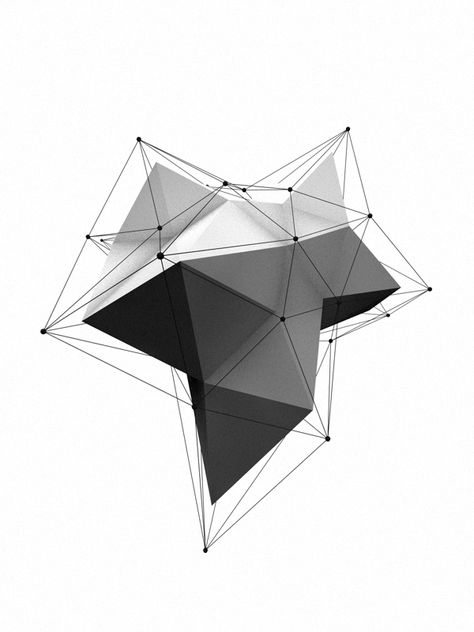 Polygon on Behance Mathematics Art, Polygon Design, Polygon Art, Geometric Poster, Parametric Design, Concept Architecture, Design Graphique, Graphic Design Inspiration, Geometric Shapes