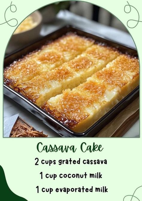 Brenda Gantt Lovers | Cassava Cake with Macapuno | Facebook Macapuno Recipe, Casava Cake Recipe, Cassava Cake Recipe, Pinoy Kakanin, Snacking Cake, Cassava Cake, Coffee Cake Muffins, Quick Coffee, Filipino Foods