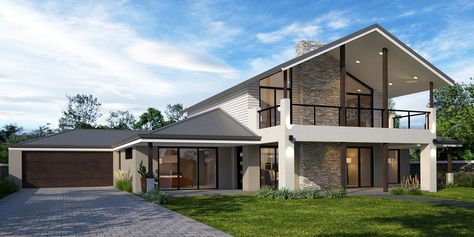 2 Storey Rural Home Designs | Double Storey Country House Plans | 2 Storey Farmhouse Designs in Mandurah | Perth | Southwest WA 2 Storey Farmhouse, Australia Homes, New Build House, House Plans Australia, Farmhouse Home Design, Bedroom Inspirations Minimalist, Double Storey House, Farmhouse Designs, Build House