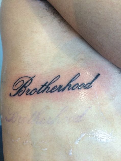 Brotherhood Brotherhood Tattoo Men, Brotherhood Tattoo, Sick Tattoos, Sick Tattoo, Tattoos For Guys, Cool Tattoos, Tattoo Quotes, Tatting, Tattoos