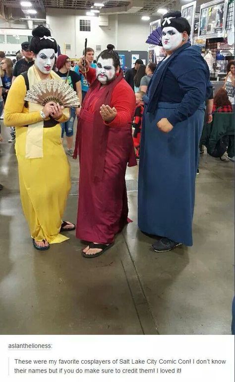 Ling, Yao, and Chien-Po, from Mulan Deku Cosplay, 2020 Funny, Funny Ideas, Disney Cosplay, Horror Halloween, 웃긴 사진, Amazing Cosplay, Funny Halloween Costumes, Disney Memes