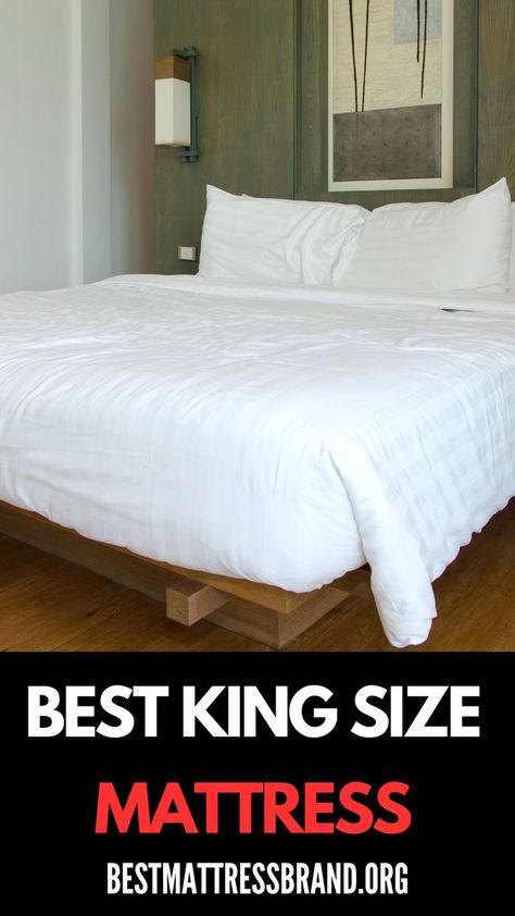 Discover the best king size mattress that provides luxurious comfort and ample space for a restful night's sleep! Visit our site to explore top-rated options tailored to your sleep needs and enjoy ultimate relaxation! Alaskan King Bed, Mattress Ideas, King Size Mattress, King Mattress, Mattress Brands, Best Mattress, King Bed, Bed Mattress, King Size