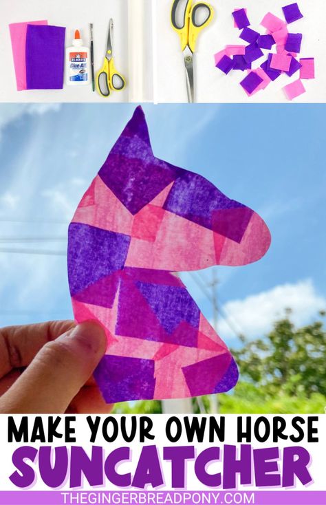 Diy Horse Theme Birthday Party, Diy Horse Decorations, Rodeo Arts And Crafts For Kids, Derby Activities For Preschool, Horse Crafts For Preschoolers, Horse Themed Crafts, Horse Preschool Craft, Pony Camp Activities, Horse Crafts For Toddlers