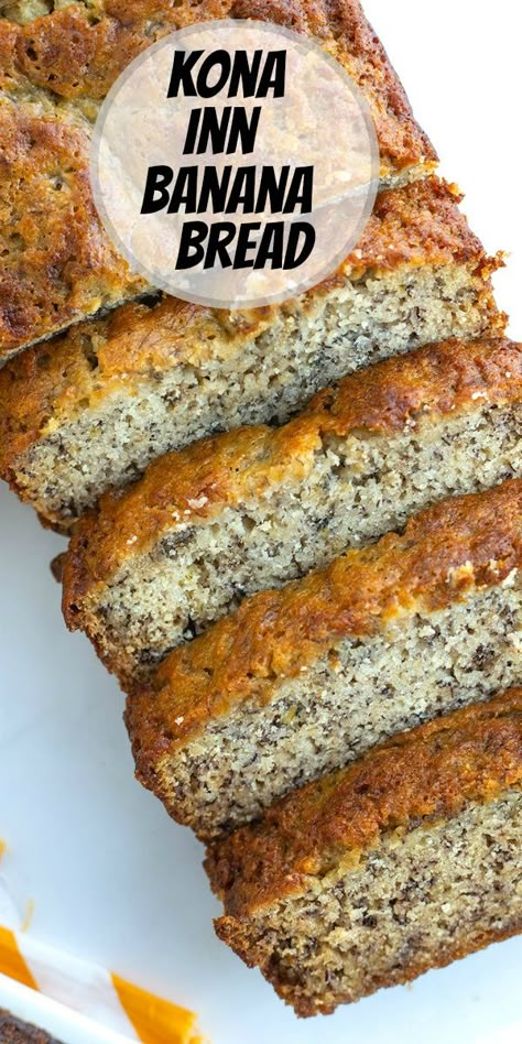 Hawaii Banana Bread Recipe, Pudding Banana Bread, Hawaiian Banana Bread Recipe, Bread Recipe Healthy, Recipes Banana Bread, Recipe With Sour Cream, Healthy Banana Bread Recipe, Hawaiian Banana Bread, Delicious Banana Bread Recipe