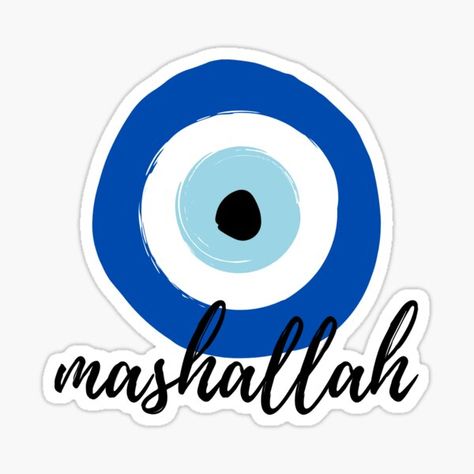 Evil Eye Sticker, Types Of Kisses, Eye Of Providence, Hand Sticker, Protection Symbols, Turkish Eye, Greek Evil Eye, Eye Stickers, Turkish Evil Eye