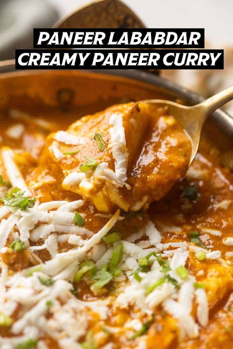 Paneer Lababdar Recipe, Paneer Sabzi, Paneer Recipes Indian, Paneer Sabji, Paneer Lababdar, Butter Masala Recipe, Paneer Curry, Butter Masala, Paneer Dishes