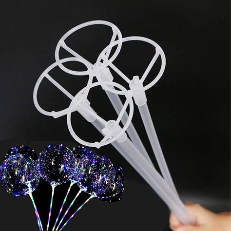 35 Sets Thickened 17inch Long Clear Bobo Balloon Sticks Holders for 10" to 30inch Large Balloons Balloon Accessories, Bobo Balloon, Balloon Holders, Diy Easter Gifts, Transparent Balloons, Clear Balloons, Balloon Kit, Large Balloons, Giant Balloons