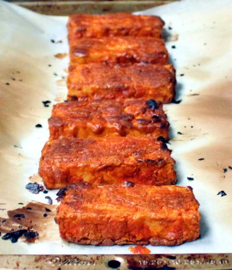 Tandoori Tofu, Spicy Red Sauce, Tandoori Marinade, Vegan Indian Recipes, Tofu Recipes Vegan, Mapo Tofu, Meat Free Recipes, Tofu Dishes, Vegan Yogurt