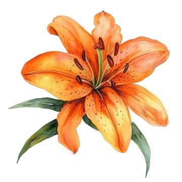 Tiger Lily Drawing, Lily Quilt Block, Orange Tiger Lily, Orange Lily Flower, Lily Drawing, Nursery Room Art, Orange Tiger, Lily Painting, Fire Flower