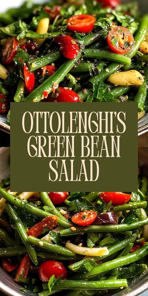 Ottolenghi’s Green Bean Salad is a fresh and vibrant dish filled with crisp green beans, bright herbs, and a tangy dressing! 🥗🌿 This salad is perfect for picnics, lunches, or as a healthy side dish. It’s a simple yet flavorful way to enjoy seasonal veggies in style.

📌 Save this pin to make a fresh and vibrant green bean salad inspired by Ottolenghi!
#GreenBeanSalad #OttolenghiRecipes #HealthyEating #VegetableRecipes #FreshFlavors #EasySalads Simple Green Bean Salad, Ottolenghi Green Bean Salad, Mediterranean Green Bean Salad, Roasted Green Bean Salad, Italian Green Bean Salad, Bean Salad Recipes Healthy, Salad Recipes Healthy, Bean Salads, Green Bean Salad Recipes