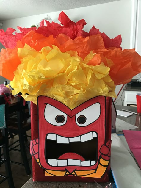 Diy Inside Out Decorations, Inside Out Crafts, Inside Out Trunk Or Treat Ideas, Inside Out Decorations Classroom, Inside Out Party Ideas Decorations, Inside Out Decorations, Inside Out Party Ideas, Inside Out Emotions, Halloween Office