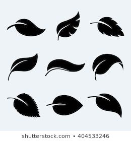 Silhouette+leaves Images, Stock Photos & Vectors | Shutterstock Beautiful Pencil Drawings, Flower Pattern Drawing, Leaf Silhouette, Leaf Images, Flower Stencil, Leaves Vector, Flower Logo, Stencil Crafts, Letter Logo Design