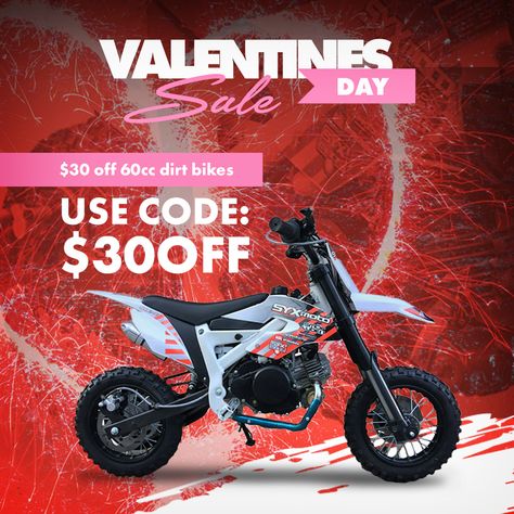 To love and to be loved is the greatest happiness of existence. Valentine's Day' SALE is coming！ $30 off 60cc dirt bikes Use code: $30OFF https://syxmoto.com/collections/60cc-dirt-bikes #syxmoto #dirtbike Dirt Bikes For Kids, Valentines Sale, Pit Bike, To Be Loved, Dirt Bikes, Dirt Bike, Valentines Day, Valentines, Bike