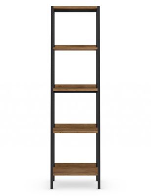 Narrow Shelving Unit, Spine Bookshelf, Narrow Ladder Shelf, Maximise Storage, Ladder Shelves, Vintage Wash Jeans, Narrow Shelves, Loft Furniture, Wood Bookshelves