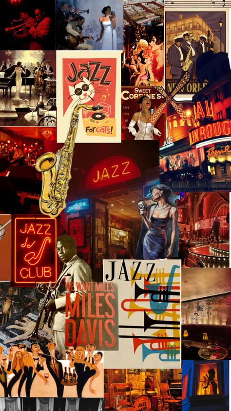 Jazz vibes in a template. Ready for you to get inspired by it and this amazing genre. Jazz Aesthetic, Ya Like Jazz?, Jazz Cafe, Classic Jazz, Jazz Bar, Live Jazz, One Piece Funny, Jazz Club, Miles Davis