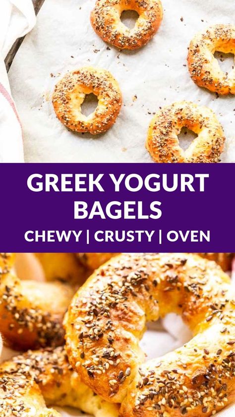 Self Raising Flour Bagels Flour And Greek Yogurt Bagel, 3 Ingredients Bagels, Healthy Bagels Breakfast, 4 Ingredient Bagel Recipe, Protein Bagels Recipe, Self Rising Flour Bagels, 2 Ingredient Bagels Greek Yogurt, Bagels Made With Greek Yogurt, Yogurt And Flour Bagels