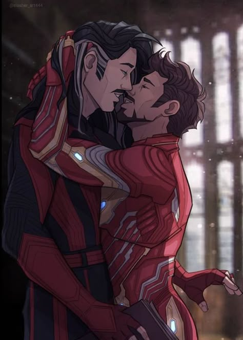 Tony Stark X Dr Strange, Doctor Strange X Tony Stark Fanart, Ironstrange Fanart, Tony And Strange, Tony And Stephen, Doctor Strange X Tony Stark, Tony X Strange, Dr Strange X Tony, Stephen X Tony