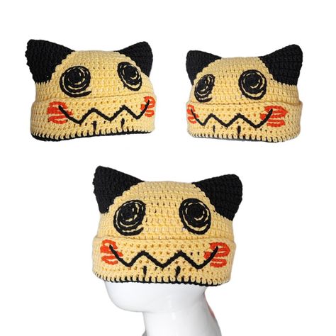 👉Order here: https://www.etsy.com/shop/MeoChoiLen

🌟Please message me for a custom Mimikyu Cat Beanie. Thank you!! 🥰 Crochet Mimikyu, Mimikyu Cosplay, Cat Beanies, Cosplay Pokemon, Beanie Hat Crochet, Pokemon Cute, Crochet Pour Halloween, Cat Ear Beanie, Ear Beanie