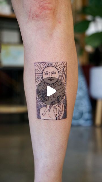 Kelly Hagen || Jupiter FL Tattoos on Instagram: "🌞the sun tarot tattoo🌞" The Sun Tarot Tattoo, Sun Tarot Tattoo, Tarot Tattoo, The Sun Tarot, Jupiter Fl, The Sun, Sun, Tattoos, On Instagram