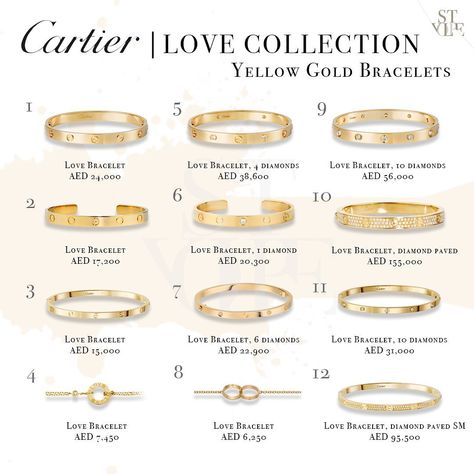 Cartier Jewelry Aesthetic, Cartier Stacked Bracelets, Cariter Bracelets, Cartier Bracelet Aesthetic, Cartier Love Bracelet Stack, Gelang Cartier, Cartier Gold Bracelet, Designer Bracelet Stack, Cartier Jewelry Bracelets