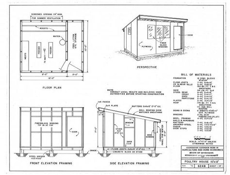 Chicken Co-op Plans Free Download | ... basic plans for my coop from http://msucares.com/pubs/plans/6248.pdf Easy Diy Chicken Coop, Chicken Coop Plans Free, Chicken Coop Blueprints, Portable Chicken Coop, Chicken Pen, Diy Chicken Coop Plans, Coop Design, Chicken Coop Designs, Coop Plans