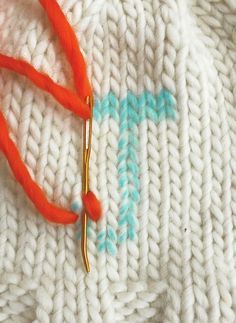 Duplicate Stitch | Purl Soho Sewing Letters, Knitted Christmas Stocking Patterns, Duplicate Stitch, Crochet Letters, Circular Knitting Machine, Knitting Help, Knitting Machine Patterns, Purl Soho, 자수 디자인