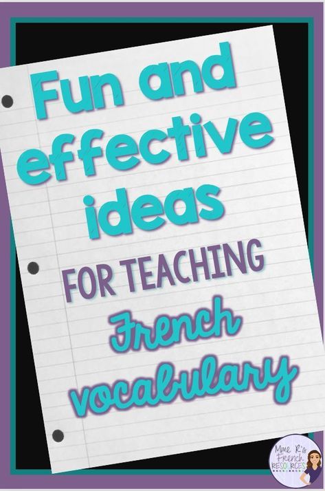 Get some fun and effective ideas for teaching French vocabulary in this blog post! Teaching French Immersion, Teaching Sound, French Speaking Activities, French Vocab, Womens Tattoo Sleeve Ideas, Womens Tattoo Sleeve, Tattoo Sleeve Ideas, High School French, French Flashcards