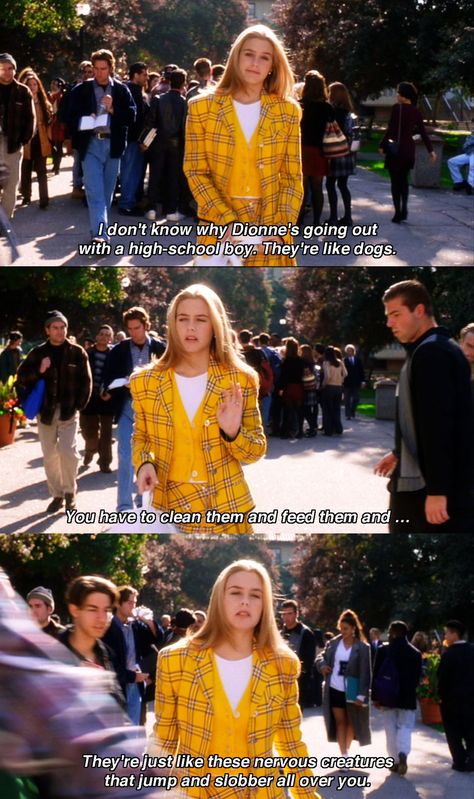 Clueless Film, Clueless Quotes, Clueless Aesthetic, Clueless Movie, Clueless 1995, Ugh As If, 1995 Movies, Clueless Fashion, Bear Quote