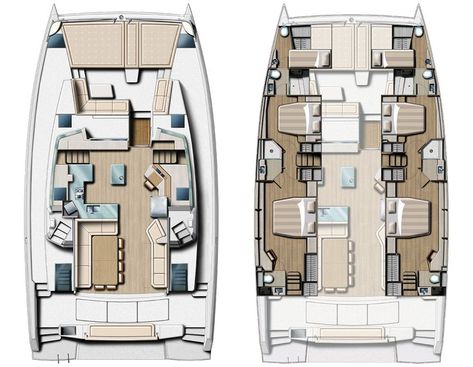 The Bali 5.4 catamaran is not only one of the company’s largest, but it represents a move into the crewed-charter business as well. #multihull #catamaran #boats #sailboats #sail #sailing @DreamYachtSales Yacht Flooring, Hull Boat, Catamaran Yacht, Power Catamaran, Sailboat Yacht, Living On A Boat, Sailboat Design, Boat Building Plans, Yacht Interior