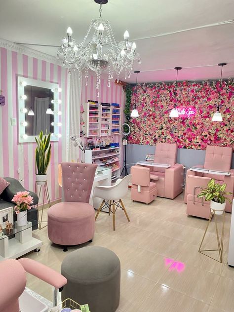 Pink beauty room