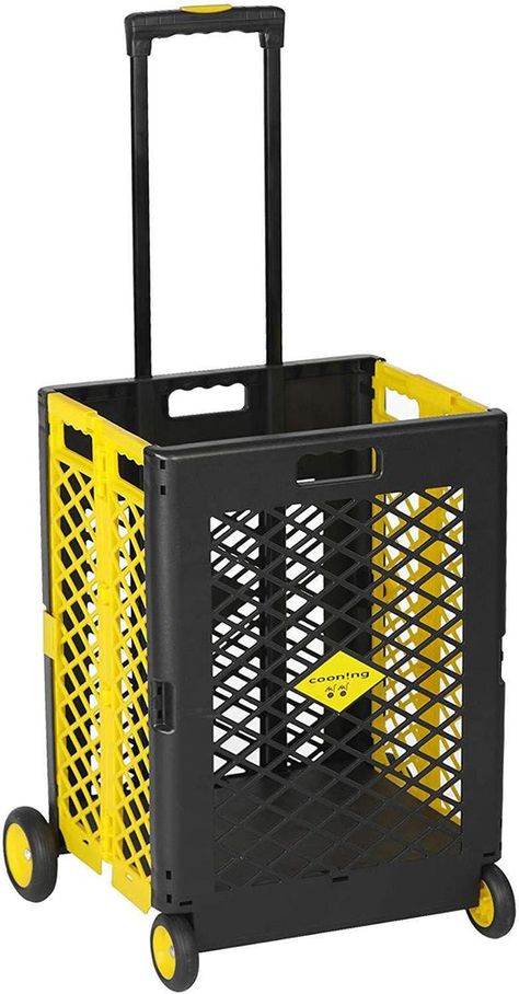 Tool Box On Wheels, Folding Cart, Rolling Utility Cart, Cart Ideas, Cart With Wheels, Grocery Cart, Folding Ladder, Hand Trucks, Rolling Cart