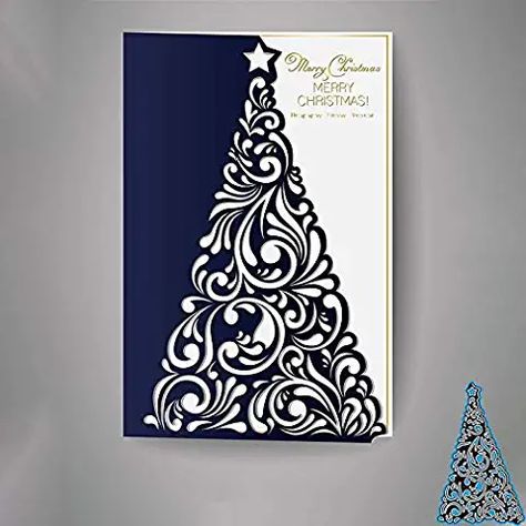 Amazon.co.uk : christmas diecuts Card Making Stencils, Christmas Tree Metal, Navidad Diy, Scrapbooking Photo, Scrapbooking Album, Embossed Paper, Embossed Cards, Tree Cards, Diy Christmas Cards