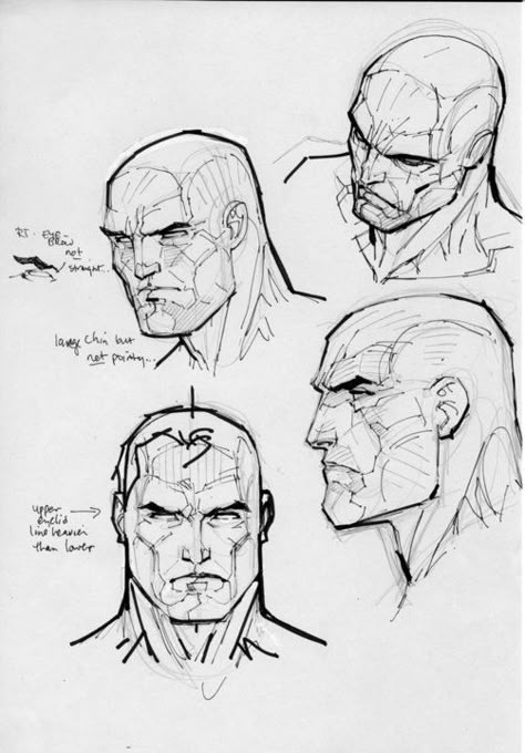 Sketch Jim Lee Dc Comics Sketches, Comic Face Reference, Jim Lee Pencils, How To Draw Comics The Marvel Way, Jim Lee Sketch, Comic Book Faces, Jim Lee Comic Art, Comic Book Reference, Comic Faces