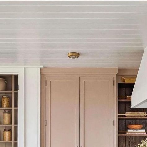 Lisa | Building Utah | Home & Design Inspo on Instagram: "What color would you design your kitchen if you had to decide before midnight? Just when you thought you had a favorite color…. this one enters the equation. Do I have you rethinking things? design @houseninedesign + @apronkitchens 📸 @robinqphoto paint color Dead Salmon from @farrowandball stove @lacancheuk Via @kitchen_posts_daily ✨follow @buildingutah for more home and design inspiration #kitchendesign #kitchen #kitchenisland #k Salmon Kitchen, Townhouse Kitchen, Kitchen Pink, Kitchen Post, Basic Training, California Living, Design Your Kitchen, Kitchen Ceiling, Happy House