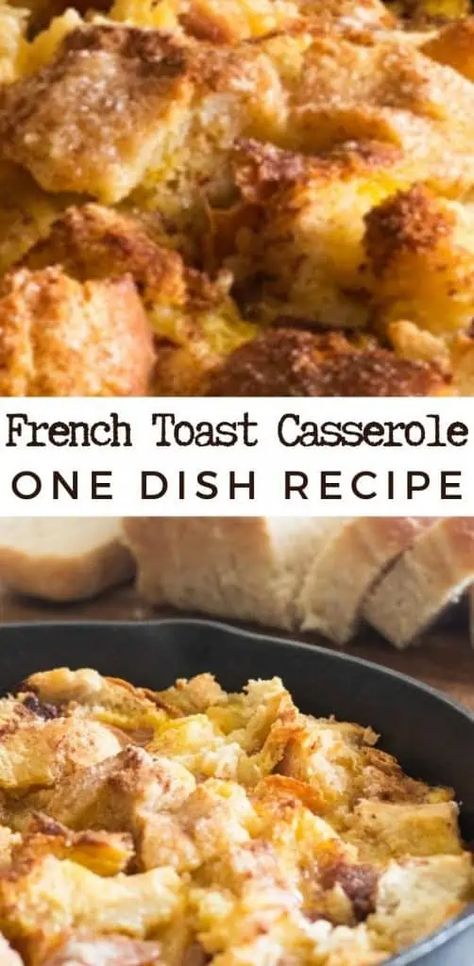 Sourdough French Toast Casserole, Breakfast Potluck, Sourdough French Toast, French Toast Bake Overnight, Baked French Toast Casserole, Delicious French Toast, Honey Cinnamon, Toast Casserole, French Toast Easy