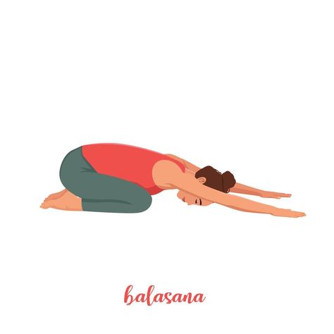 Vajrasana Pose Drawing, Balasana Pose, Yoga Pose Illustration, Yoga Vector, Yoga Drawing, Woman Doing Yoga, Fertility Tracker, Foodie Pics, Women Silhouette