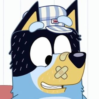 Bandit Heeler Fanart, Bluey Oc Base, Bluey Pfp, Bluey Icons, Bandit Bluey, Bandit Heeler, Bluey Stuff, Space Icons, Cat Hug