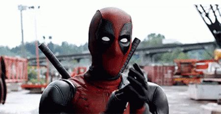 Well Done GIF - Deadpool Clapping - Discover & Share GIFs Deadpool Gif, Rob Liefeld, Deadpool Movie, Robert Downey Jr., Deadpool 3, Dead Pool, Wade Wilson, Charles Xavier, Lydia Martin