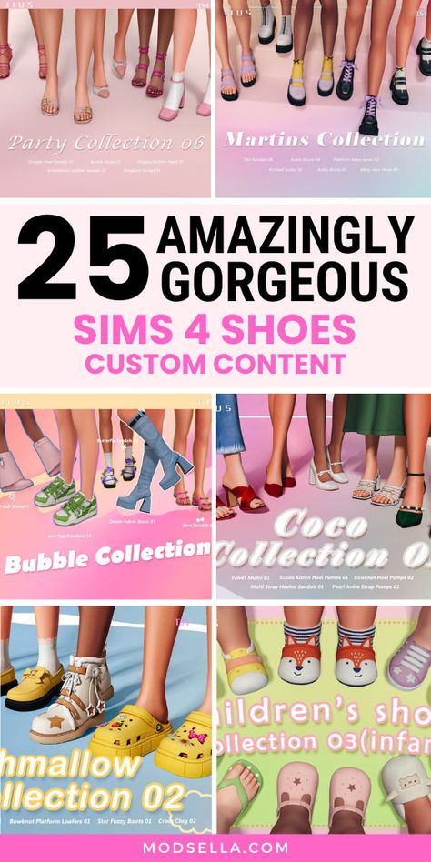 Sims 4 Shoes CC Sims 4 Shoes Cc, Mod Shoes, Cc Shoes, Fuzzy Boots, Sims 4 Cc Shoes, Sims 4 Children, Sims 4 Expansions, Free Sims, Colorful Sneakers