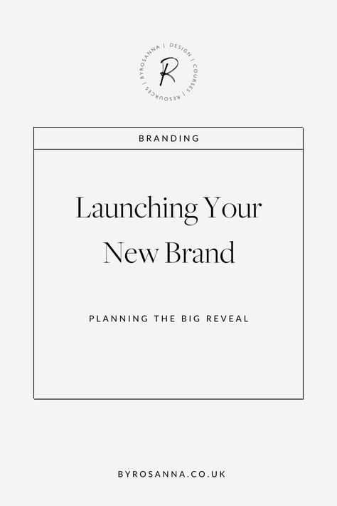 Brand Launch Checklist, Rebrand Launch Ideas, Prelaunch Content Ideas, How To Announce Rebranding, Rebranding Ideas, Launch Checklist, Small Business Advice, Squarespace Website Design, Creative Web Design