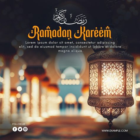 Social Post, Graphic Designing, Ramadan Kareem, Post Templates, Ramadan, Graphic Resources, Graphic Design, Media