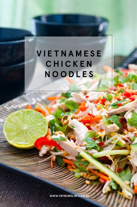 Are you drooling? I love that this bright, delicious recipe takes leftover chicken {or a BBQ chicken} into an amazing dinner. So much flavour and colour, and freshness! Yum! Vietnamese Chicken Noodles Recipe Prep time 10 minutes Cook time 0 minutes Total time 10 minutes Serves 4 INGREDIENTS 100 g vermicelli rice noodles 400 g... Read More Chicken Noodles Recipe, Vermicelli Rice Noodles, Bacon Bbq Chicken, Vermicelli Rice, Chicken Kebab Recipe, Vietnamese Chicken, Leftover Chicken Recipes, Bruschetta Ingredients, Chicken Noodles