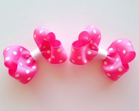 Pig Tail Bows, Hair Bow Instructions, Loopy Bow, Girl With Pigtails, Pigtail Hair Bows, Pigtail Bows, Bows Diy, Pigtail Hairstyles, Wholesale Hair