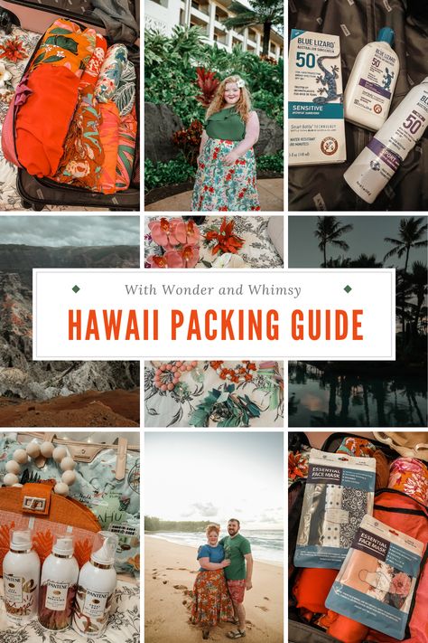 Packing Guide for Kauai - With Wonder and Whimsy Hawaii Packing List, Hawaii Packing, With Wonder And Whimsy, Wonder And Whimsy, Safe Sunscreen, Packing Essentials, Blue Lizard, Packing Guide, Beachy Waves