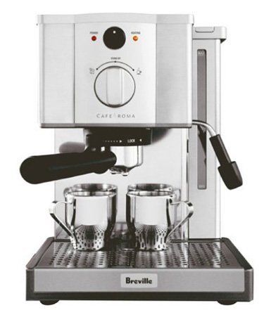 Breville Café Roma Espresso Machine ESP8XL by Breville, http://www.amazon.ca/dp/B0002VAFWA/ref=cm_sw_r_pi_dp_JrHNrb0X967D8 Breville Espresso Machine, Espresso Machine Reviews, Espresso At Home, Cappuccino Maker, Best Espresso Machine, Cappuccino Machine, Best Espresso, Espresso Cups Set, Italian Coffee