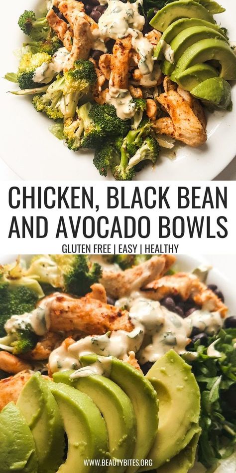 Jun 20, 2021 - Green Goddess Meal Prep Chicken Bowls - healthy meal prep recipe that is refreshing, filling and very delicious! The recipe makes 3 servings. Lunch Bowls Meal Prep, Chicken Lunch Bowls, Meal Prep Low Carb, Lunch Bowls, Chicken Bowls, Chicken Lunch, Avocado Chicken, Low Carb Meal Prep, Healthy Lunch Meal Prep