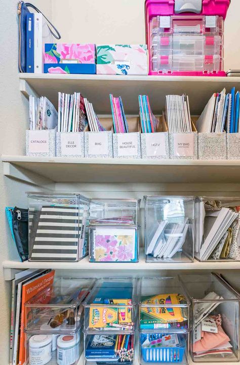 How to Organize an Office Closet Supply Closet Organization Office, Work Closet Organization, Best Office Organization Ideas, Home Office Supply Organization, How To Organize Home Office, Organize Office Closet, How To Organize Office Supplies, Office Supply Closet Organization, Office Storage Closet