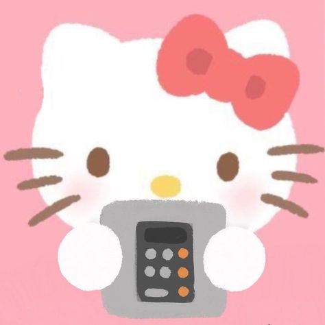 Calculator App Icon, Cute Hello Kitty, App Icon, Calculator, Hello Kitty, Kitty