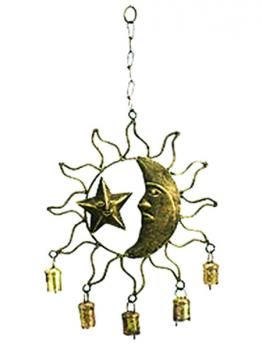 Bells & Chimes | Benjamin International Page 2 Rustic Wind Chimes, Moon Wind Chimes, Wind Chimes For Sale, Crescent Moon And Star, Bell Sound, Incense Holders, Moon And Star, Metal Art Projects, Mind Body Spirit